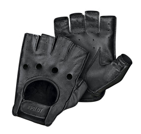 Pilot -2, guanti guida mezze dita - XL - Nero