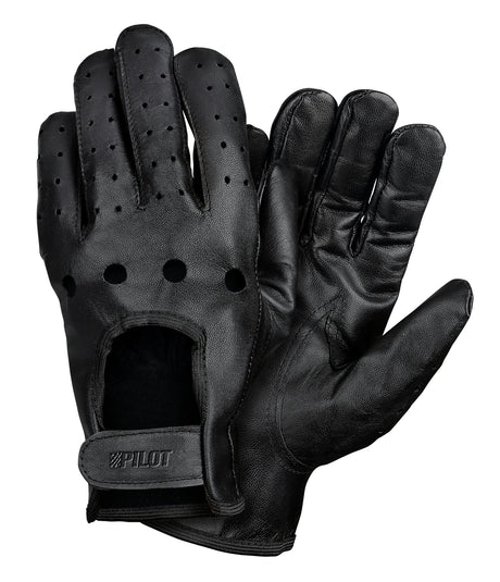 Pilot -3, guanti guida - XL - Nero
