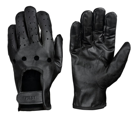Pilot -3, guanti guida - XL - Nero