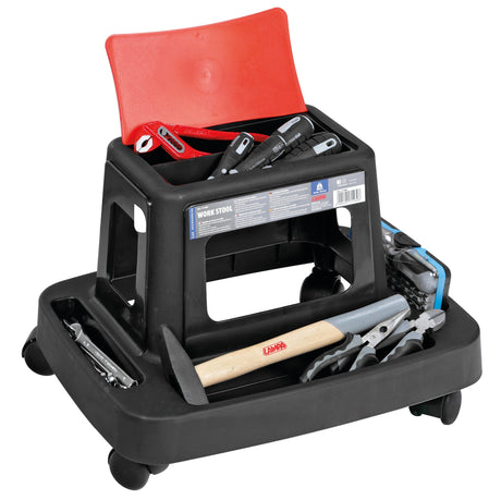 Lampa Work Stool, sgabello da lavoro con ruote 71489