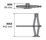 Lampa Cric a pantografo - 2.000 kg 71501