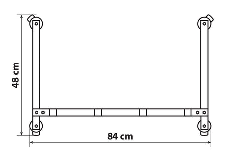 Lampa Rastrelliera per 4 sollevatori idraulici 71506