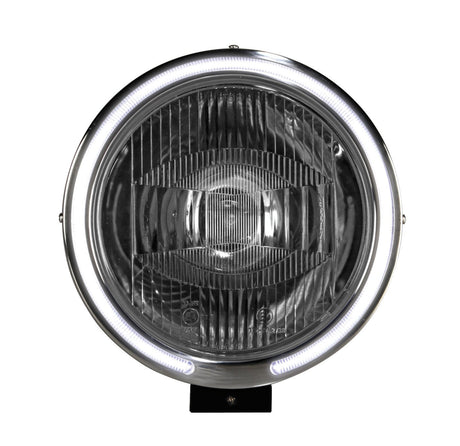 Lampa Angel-Eyes, Faro alogeno di profondità con luce di posizione a 8 Led - Bianco 72205