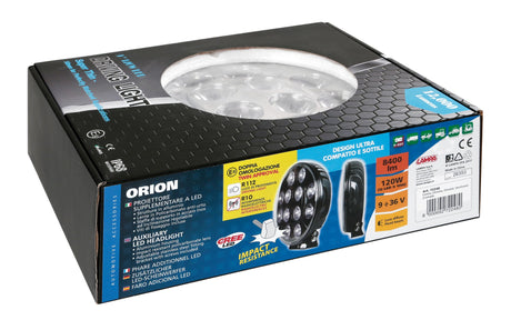 Lampa Orion, proiettore supplementare a 12 Led - 9/36V -  215 mm - Cromo 72248