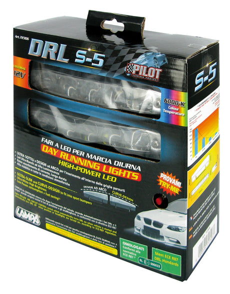 Pilot Fari a Led per marcia diurna - DRL S-5 - 12V