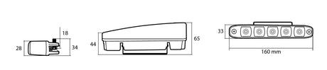Pilot Fari a Led per marcia diurna - DRL S-5 - 12V