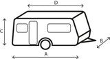 Funda de caravana Brunner Cover 6M 700-750 cm