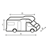 Telo Copricamper Brunner Design 12M 800-850 cm