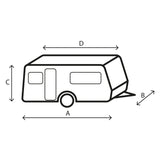 Telo Copricaravan Brunner Cover Design 12M 750-800 cm