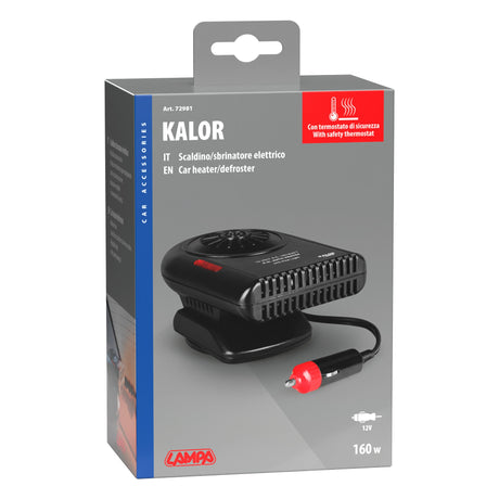 Lampa Kalor, scaldino / sbrinatore elettrico 12V, 160 W 72981
