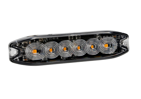 Lampa Luce di segnalazione multifunzione a 6 Led, 12/24V - Arancio 72995