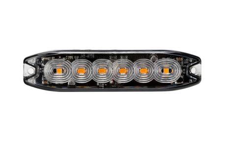 Lampa Luce di segnalazione multifunzione a 6 Led, 12/24V - Arancio 72995