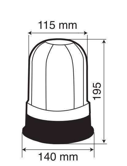 Lampa RH-1, luce di segnalazione alogena, 12/24V 72999