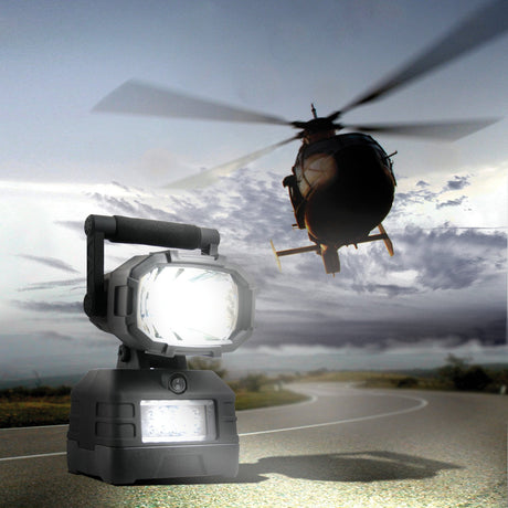 Lampa Pro Lite, Faro con proiettore HID Xenon 20W e lanterna 10 Led - 12/230V 73068