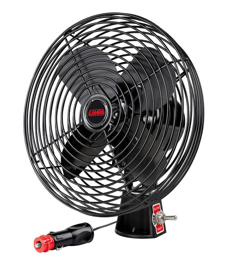 Ventilatore 24V per camion  8" in metallo, 2 velocità  Lampa Premium 73100