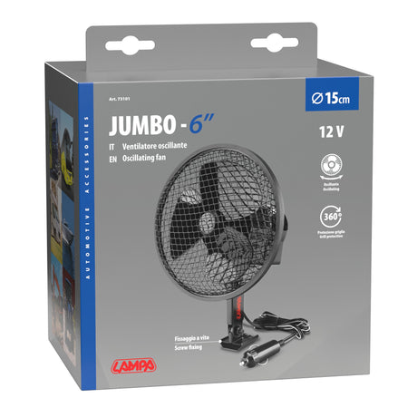 Lampa Jumbo ventilatore oscillante  6 - 12V 73101