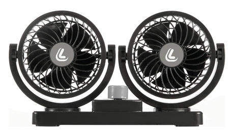 Doppio ventilatore 24V per camion  4", 2 velocità  Lampa Twin-Air 73103