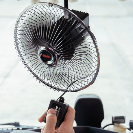 Ventilatore 24V per camion  8" cromato con clip  Lampa Chrome-Fan 73107