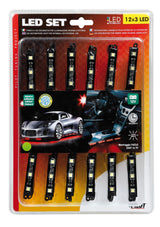 Pilot Hyper-Led Set 12x3, strisce decorative a led - 12V - Rosso
