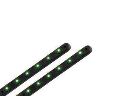 Pilot Led-Colour Snake 6 Led, 12V - 2x12,5 cm - Verde