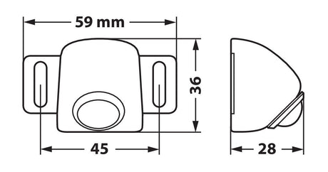 Lampa Proiettore multi-uso a led multipli - 12/30V 73645