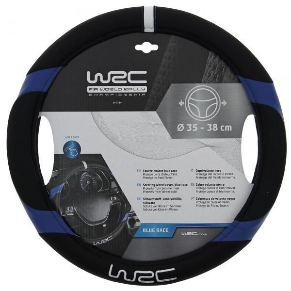 Funda para volante de competición azul WRC