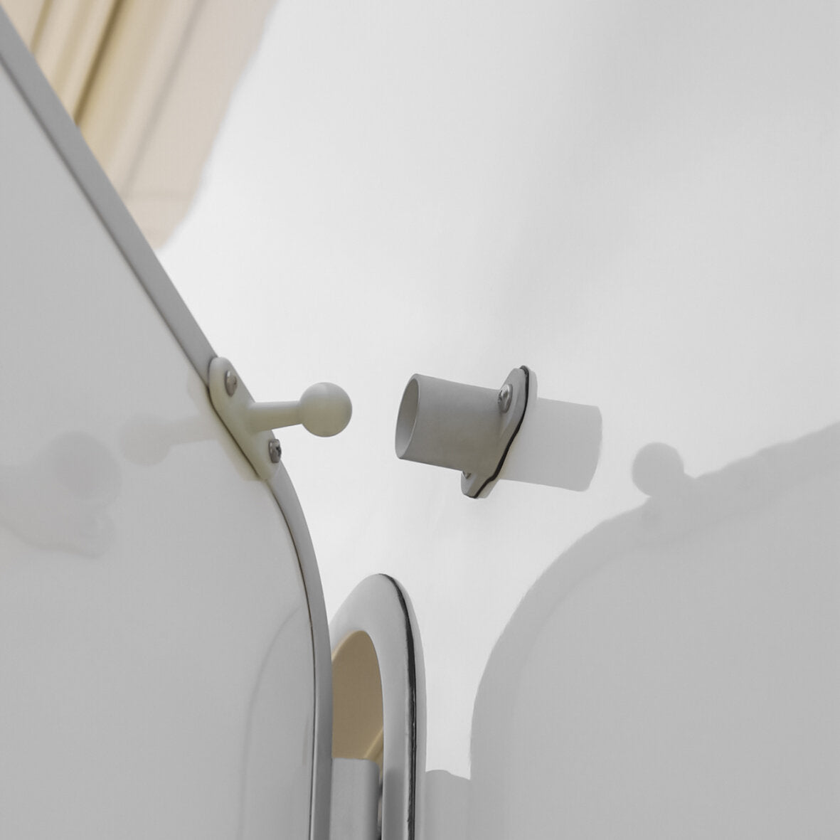 Fiamma Stopper fermaporta esterno in plastica grigio per camper