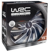 Wrc Juego de 4 tapacubos bitono Turbo de 15''