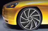 Wrc Set 4 copricerchi 16'' Turbo bicolore