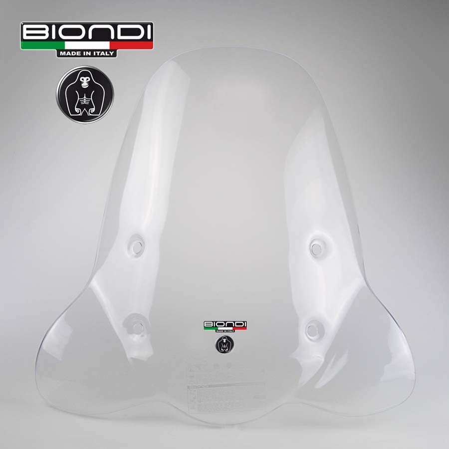 Biondi Parabrezza Club + Kit Attacchi Garelli Astro 50 2003 - Trasparente
