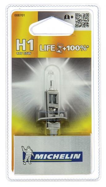 Bombilla Michelin Life +50% H1 12V 55W