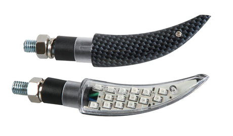 Lampa Katana, indicatori direzione a Led - 12V LED - Carbon 90075