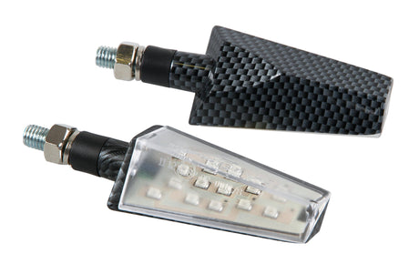Lampa Duke, indicatori direzione a Led - 12V LED - Carbon 90077