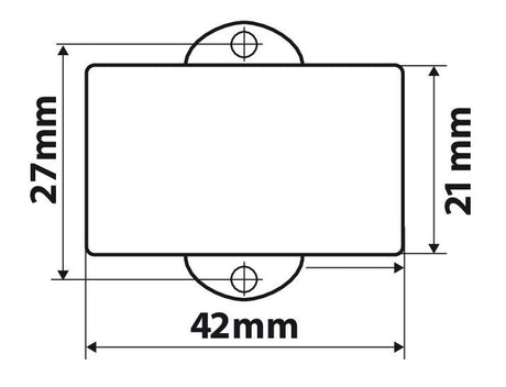 Lampa Indicatore di carica a Led per batteria, 12/24V 90107