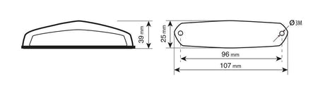 Lampa Hirox, fanale posteriore a Led, 12V 90161