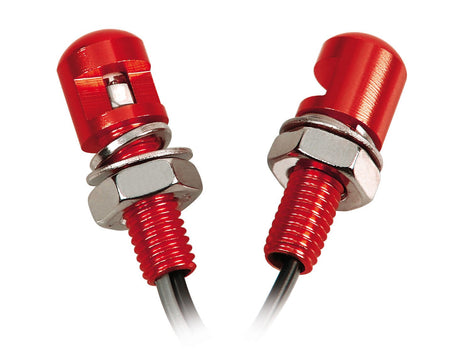 Lampa Set 2 viti con Led a luce bianca - Rosso 90173