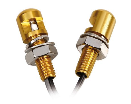 Lampa Set 2 viti con Led a luce blu - Oro 90177