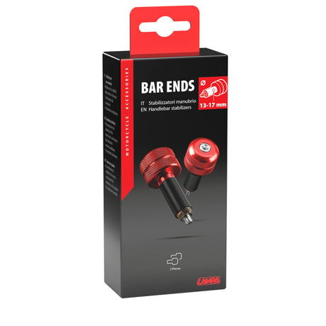Lampa SU-3, Stabilizzatori manubrio moto universali - Rosso 90320
