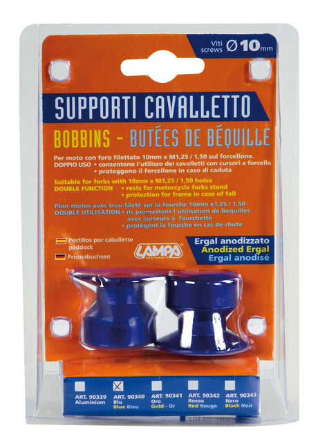 Lampa Kit supporti cavalletto - 10 mm - Blu 90340
