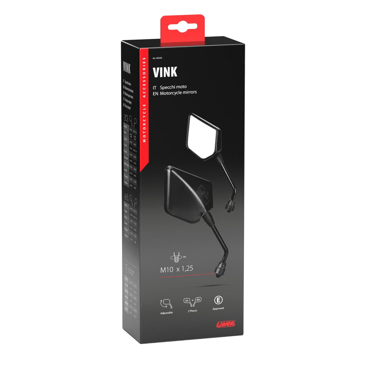 Lampa Vink, coppia specchi retrovisori 90345