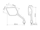 Lampa Vink, coppia specchi retrovisori 90345