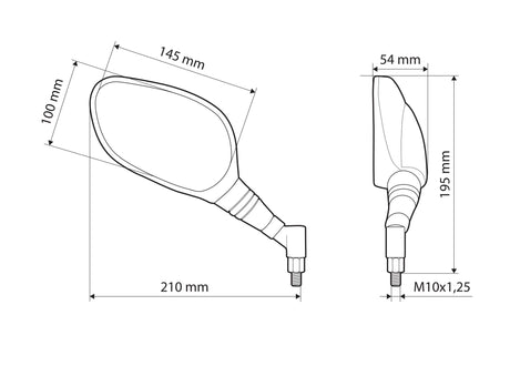 Lampa Horizon Evo, coppia specchi retrovisori 90431