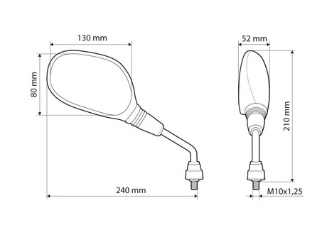 Lampa Trax, coppia specchi retrovisori 90432