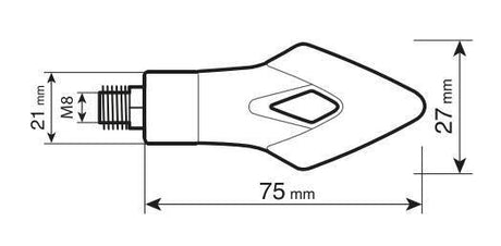 Lampa Lum, indicatori di direzione a Led - 12V LED 90470