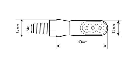 Lampa Nano, indicatori di direzione a led - 12V LED 90476