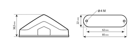 Lampa Nova, fanale posteriore a 9 Led 12V 90484