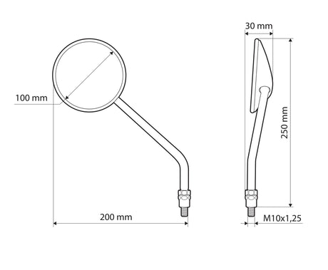Lampa Classic, coppia specchi retrovisori 90490