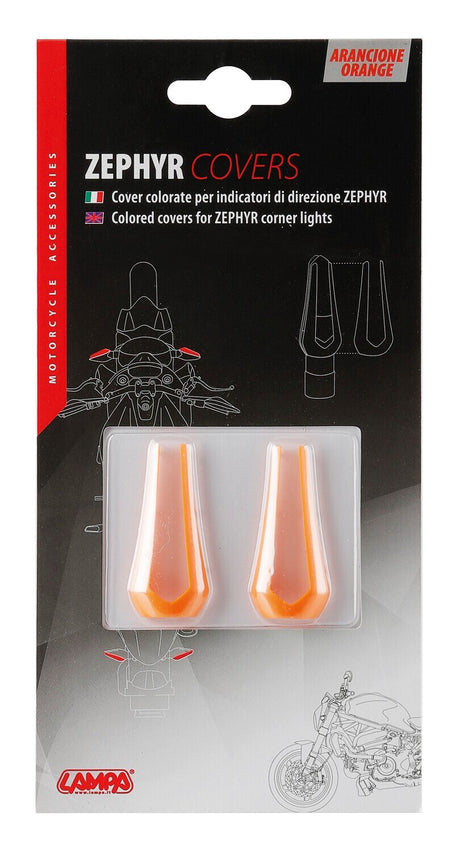 Lampa Cover colorate per indicatori di direzione Zephyr, 2 pz - Arancio 90497
