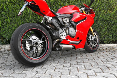 Lampa Wheel Stripe Racing, profilo adesivo per cerchi ruota - Rosso 90522