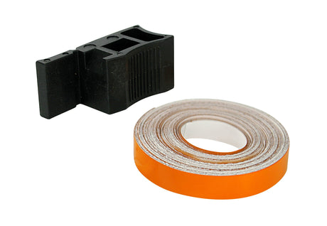 Lampa Wheel Stripe Racing, profilo adesivo per cerchi ruota - Arancione 90525
